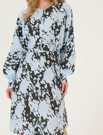 Rochie scurta Kaffe, albastru