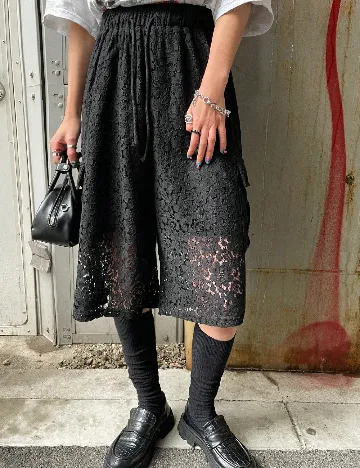 Pantaloni scurti Friful, negru