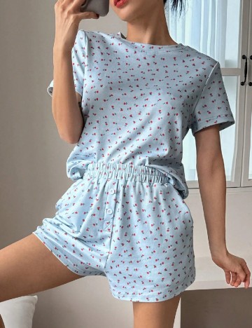 Pijama Livesso, albastru