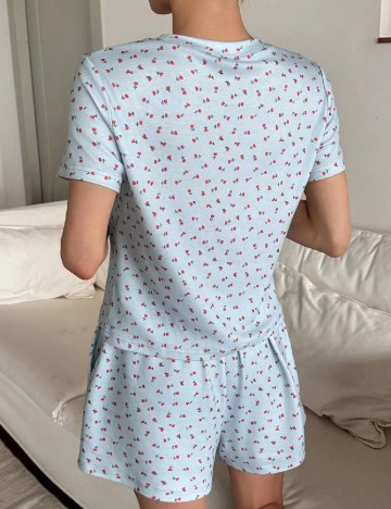 Pijama Livesso, albastru