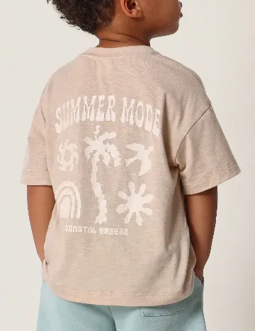 Tricou SUMWON, crem