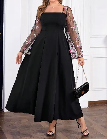 Rochie lunga SHEIN CURVE, negru