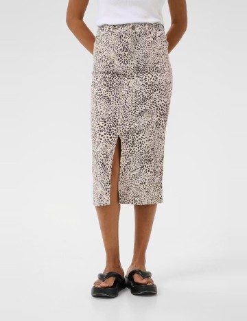 Fusta Kaffe, animal print