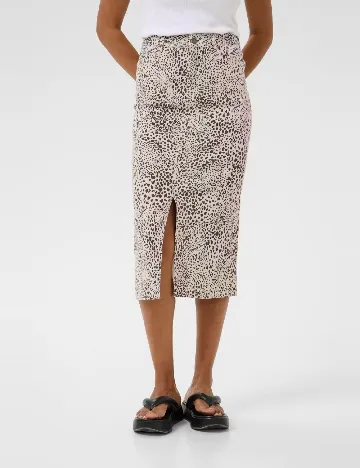 Fusta Kaffe, animal print