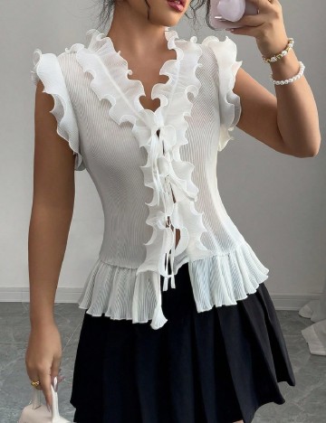 Bluza SHEIN, alb