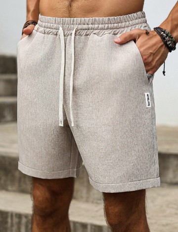 Pantaloni scurti SHEIN, bej