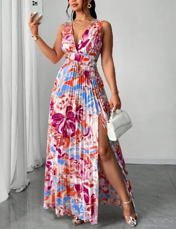 Rochie lunga SHEIN CURVE, mix culori