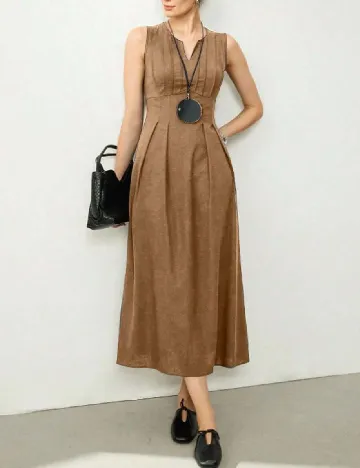 Rochie medie UHLYNE, maro