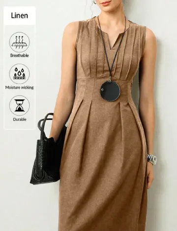 Rochie medie UHLYNE, maro