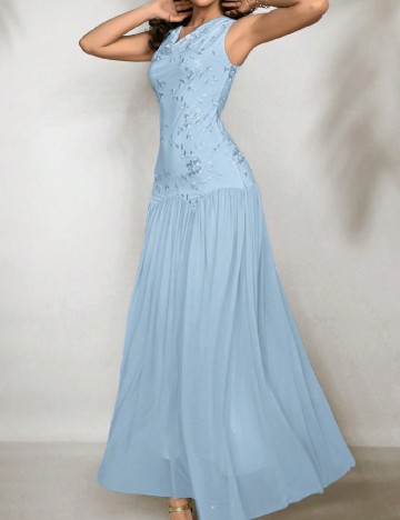 Rochie lunga SHEIN, albastru