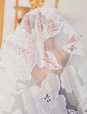 Rochie medie SHEIN, alb