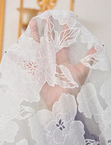 Rochie medie SHEIN, alb