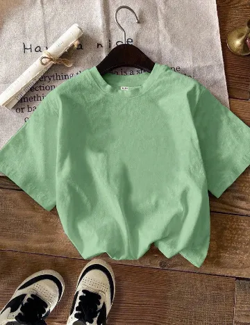 Tricou Shein Kids, verde