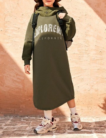 Rochie Shein Kids, verde