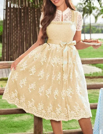 Rochie medie SHEIN, crem