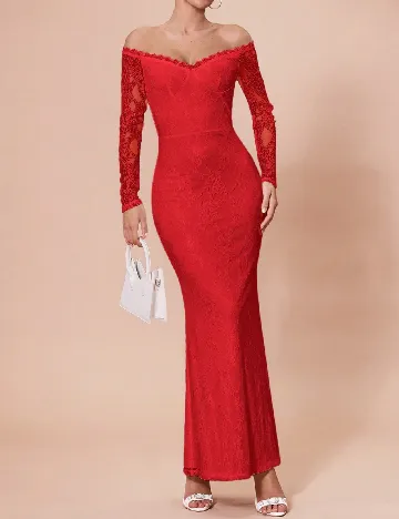 Rochie lunga SHEIN, rosu