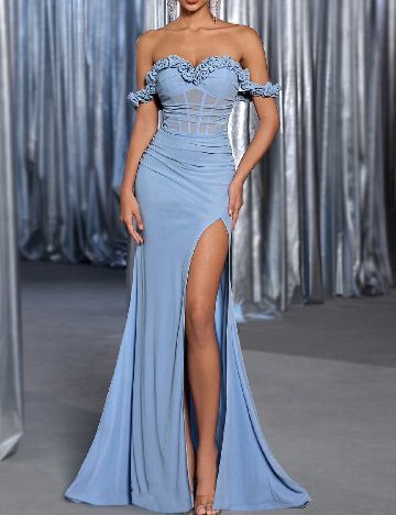 Rochie lunga SHEIN, albastru