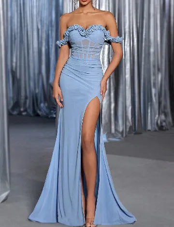 Rochie lunga SHEIN, albastru