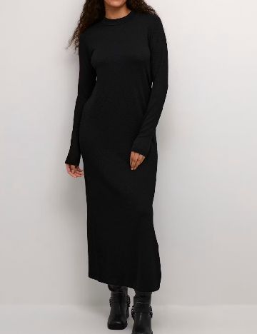 Rochie lunga Kaffe, negru
