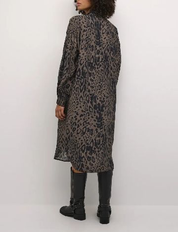 Rochie medie Kaffe, animal print