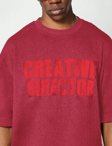 Tricou Oversize SUMWON, rosu