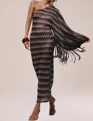 Rochie lunga Musera, mix culori
