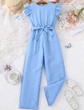 Salopeta Shein Kids, albastru