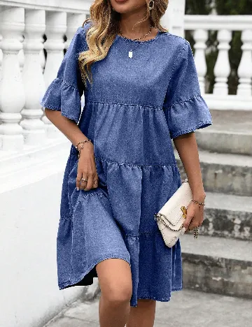 Rochie scurta SHEIN, albastru