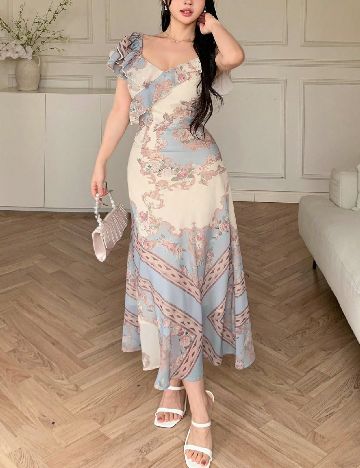 Rochie medie Dazy, mix culori