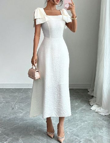 Rochie medie SHEIN, alb