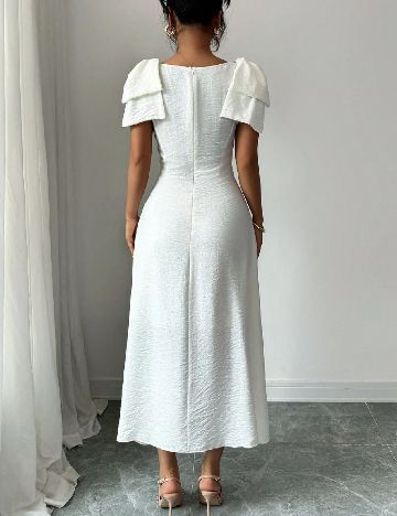 Rochie medie SHEIN, alb
