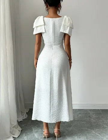 Rochie medie SHEIN, alb