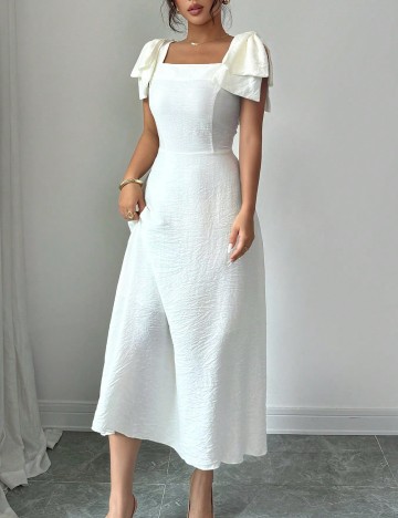 Rochie medie SHEIN, alb