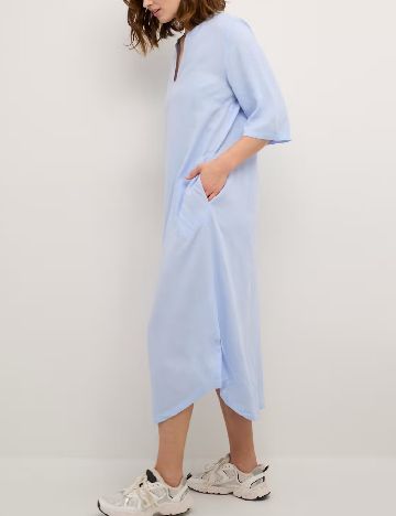 Rochie medie Kaffe, albastru