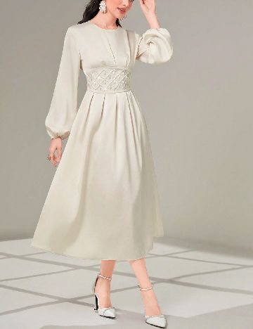 Rochie medie SHEIN, bej