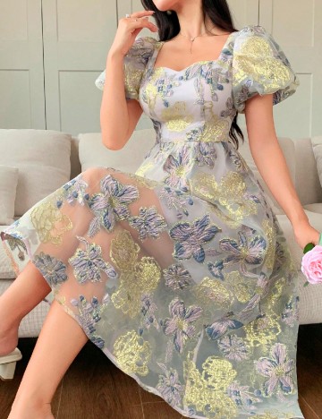 Rochie medie Dazy, lila