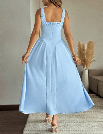 Rochie lunga SHEIN CURVE, albastru