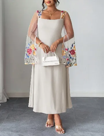 Rochie lunga SHEIN CURVE, bej