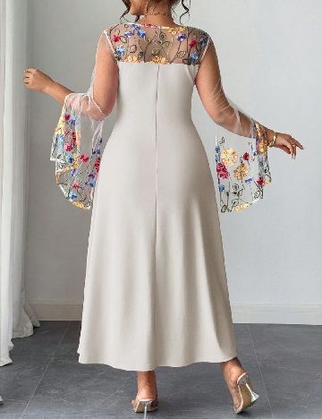 Rochie lunga SHEIN CURVE, bej