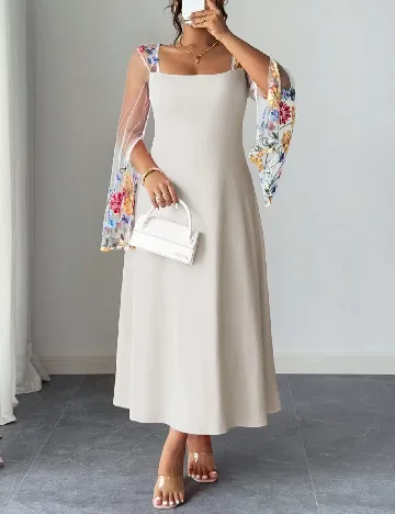 Rochie lunga SHEIN CURVE, bej
