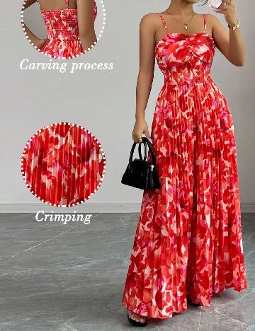 Rochie lunga SHEIN, rosu