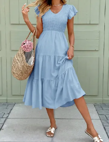 Rochie medie SHEIN, albastru