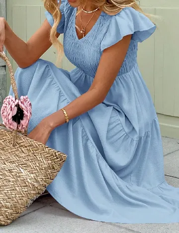 Rochie medie SHEIN, albastru
