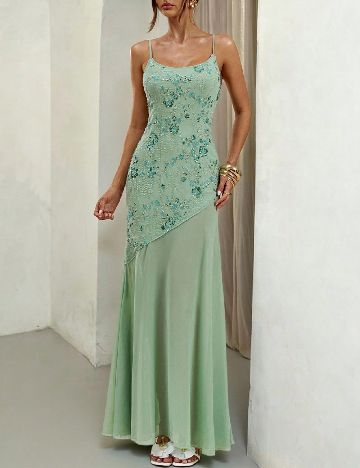 Rochie lunga SHEIN, verde