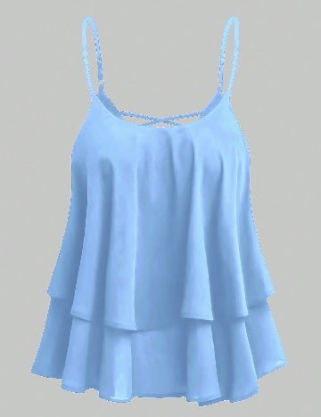 Top SHEIN CURVE, albastru
