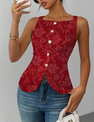 Bluza SHEIN, rosu