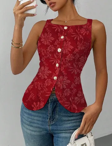 Bluza SHEIN, rosu