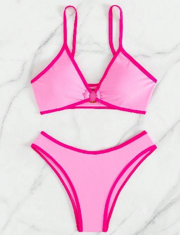 Costum de baie SHEIN, roz