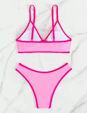 Costum de baie SHEIN, roz