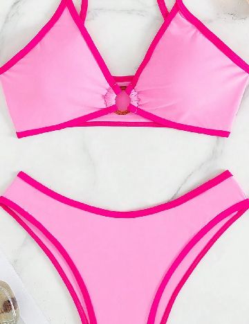 Costum de baie SHEIN, roz